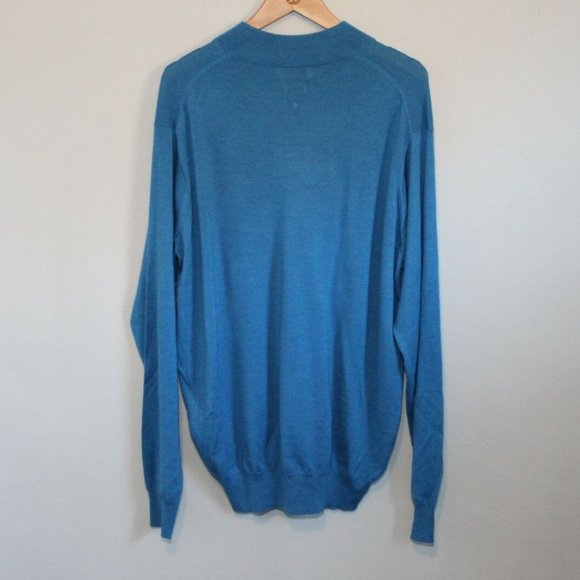 Peter Millar Crown Soft Merino Wool & Silk Quarter Zip Pullover Size XL H11854 - Picture 6 of 7